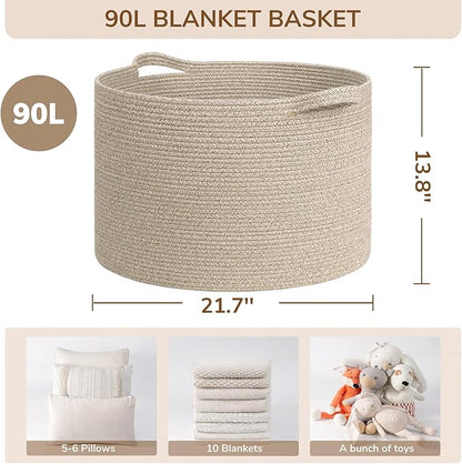 INDRESSME XXXLarge Blanket Basket - Image 2