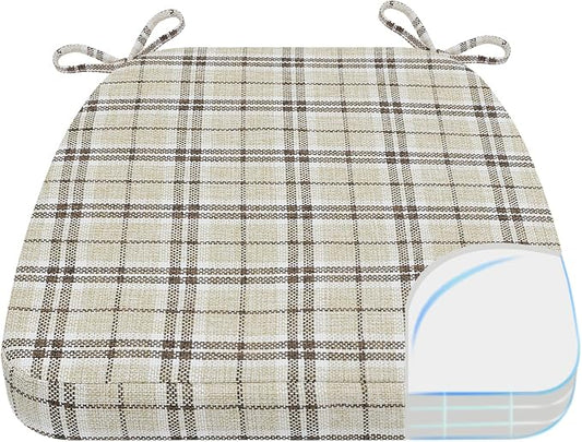 AAAAAcessories D-Shaped Chair Cushions, Machine-Washable Cover by AAAAAcessories