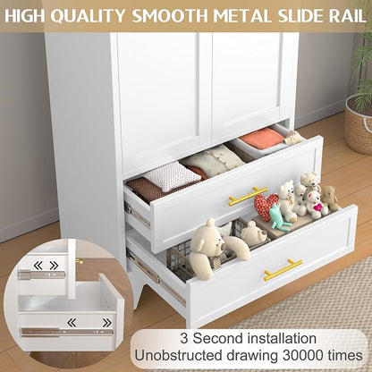 GAIOUS Metal Wardrobe Cabinet - Image 4