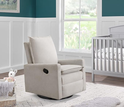Oxford Baby Uptown Upholstered Glider Recliner Rocking Chair 360° Swivel - Image 2