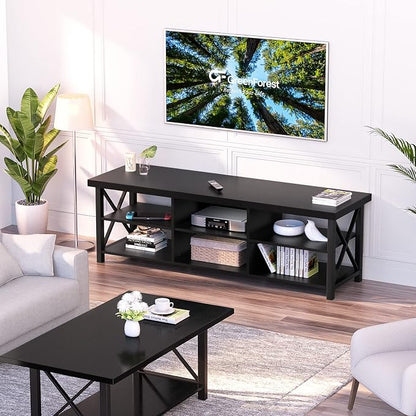 GreenForest TV Stand for TV up to 65 inches, Entertainment Center - Image 8