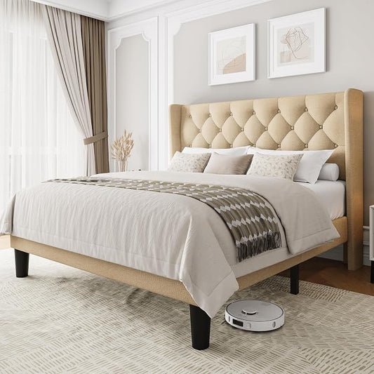 Einhomn Queen Size Platform Bed Frame by Einhomn