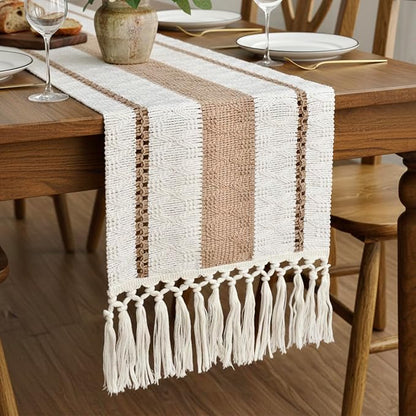FEXIA Boho Table Runner for Hoilday Spring Home Decor - Image 6