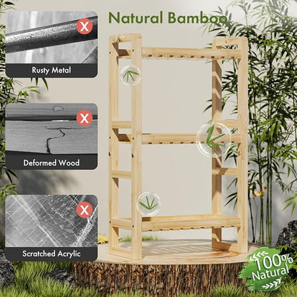 AmazerBath Bamboo Over The Toilet Storage Shelf - Image 3
