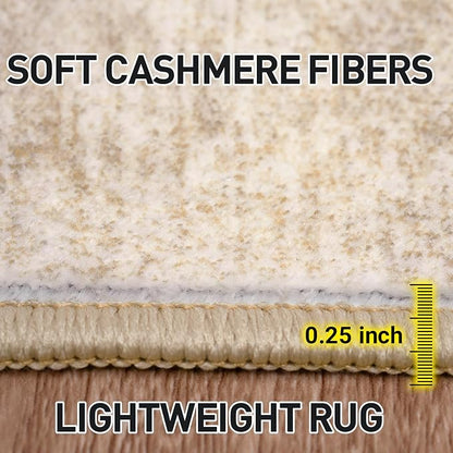 2'6''x8' Runner Rugs Washable Rug: Modern Abstract Living Room Rug Soft - Image 7