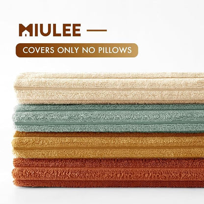MIULEE Boho Farmhouse Throw Pillow Covers 18x18 Inch Set of 4 Summer Modern - Image 7