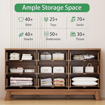 Xixini Fluted Dresser for Bedroom - Image 3