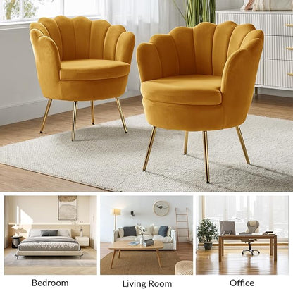 HULALA HOME Velvet Accent Chair - Image 7
