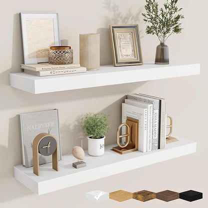 fuqing Floating Shelves for Wall, Wall Mounted Wood Floating Shelf by Fuqing