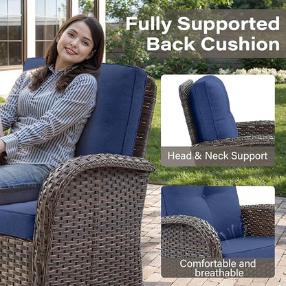 Belord Wicker Outdoor Furniture Set - Image 4