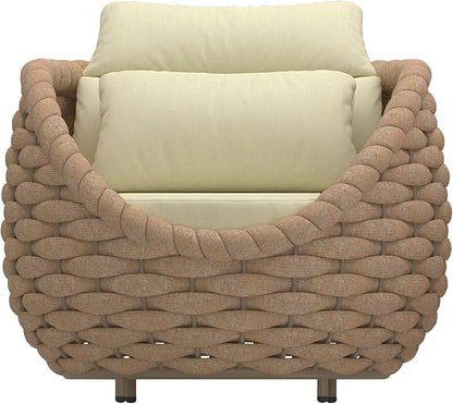 TWT 6-Piece Aluminum Patio Furniture Set, Olefin Rope Modern Outdoor - Image 5