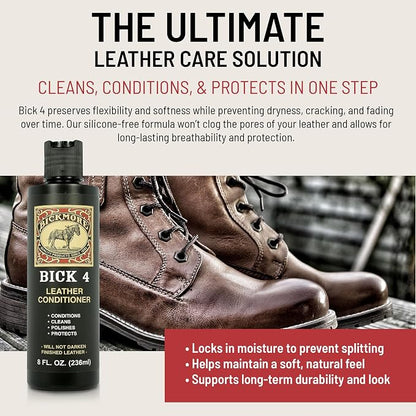 Bickmore Bick 4 Leather Conditioner and Leather Cleaner 16 oz - Image 3