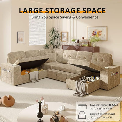 Modular Sectional Sleeper Sofa - Image 6