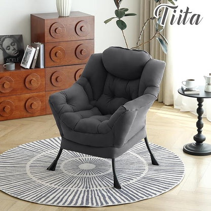 Tiita Lazy Chair, Comfy Leisure Sofa Reading Chair - Image 6