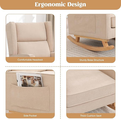 HCHAIRH Nursery Rocking Chairs, Rocking Chair Nursery - Image 5