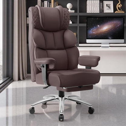 BestGlory Office Desk Chair, Big and Tall Leather Gaming Chair by Bestglory