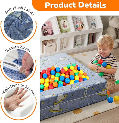 MeMoreCool Modular Kids Couch, Glow Play Toddler Couch - Image 6