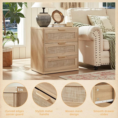 LEYAOYAO Rattan Night Stand - Image 6