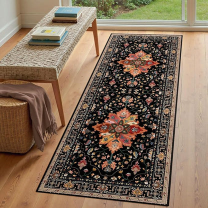 RELEANY Area Rugs 3'x8' Runner Rug Non Slip Washable - Image 3