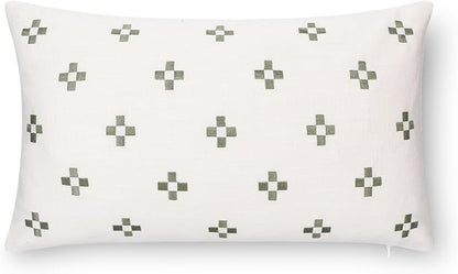 Crumbs Home Modern Farmhouse California Casual Indoor Outdoor Lumbar Pillow - Image 6