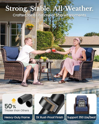 HILLGA 6-Piece Luxury Patio Furniture Set - Image 6