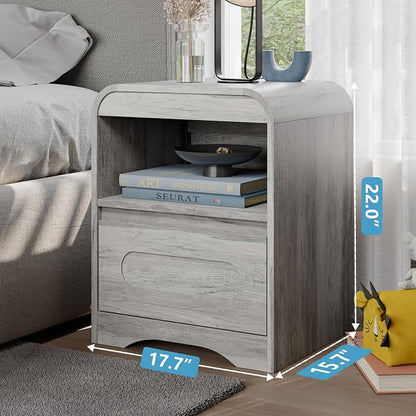 4 Piece Bedroom Set, Dresser and Nightstand Sets, Including Modern Wooden Large - Image 7