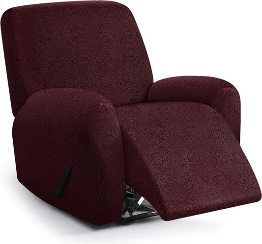 ANARACHON Leather Look Recliner Chair Covers, 4-Pieces Stretch Recliner Cover by ANARACHON