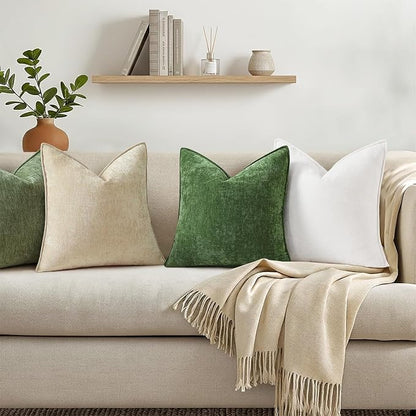 decorUhome Summer Couch Throw Pillow Covers 18x18 Set of 2, Decorative Soft - Image 3