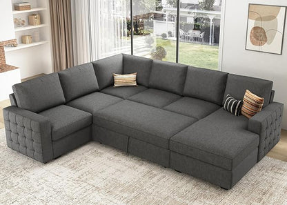 HONBAY Sectional Sleeper Sofa - Image 5