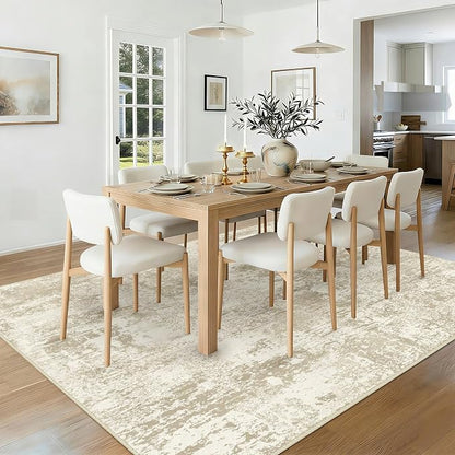 RELEANY Washable Area Rugs 5'x7' Non-Slip Modern Abstract Soft - Image 3