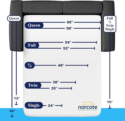Allersoft| Queen Sleeper Sofa Mattress Cover - Image 3