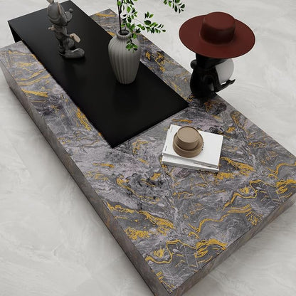 Grey Gold Marble Contact Paper for Countertops A Set of 23.6" X 472"Glossy Peel - Image 7