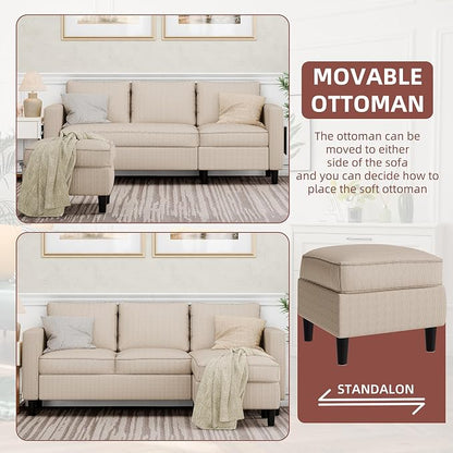 Nuturelly Convertible Sectional Sofa Couch - Image 5