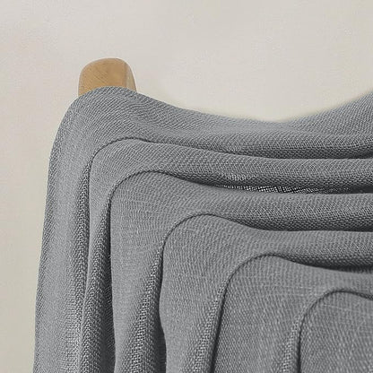 Chyhomenyc Charcoal Grey Semi Sheer Curtains 84 Inches Long 2 Panels Set - Image 9