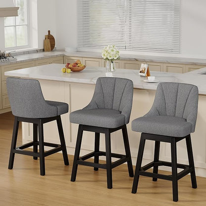 YaFiti Swivel Bar Stool 1 Pcs, 26 Inch Counter Height Bar Stools - Image 9