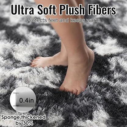 PAGISOFE Black White Grey Area Rugs - Image 2