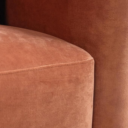 Acanva Luxury Modern Tight Curved Back Velvet Sofa, Minimalist Style Comfy Couch - Image 11