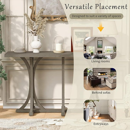59.8'' Wooden Console Table - Image 7