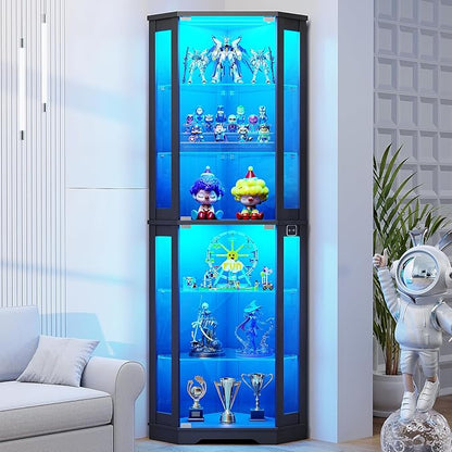 BROTTAR 71" Corner Display Cabinet by BROTTAR