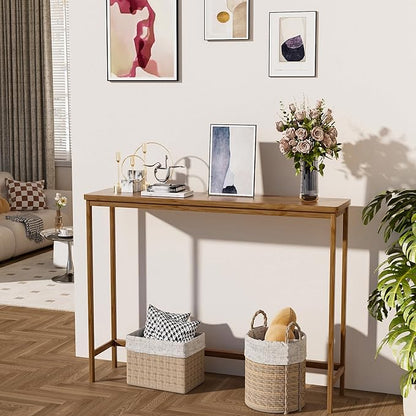 VASMIA Console Table, Entryway Table, Narrow Sofa Table, Living Room - Image 4