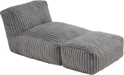 Hobestluk Big Bean Bag Lounger Chairs Large Beanbag Chair - Image 8
