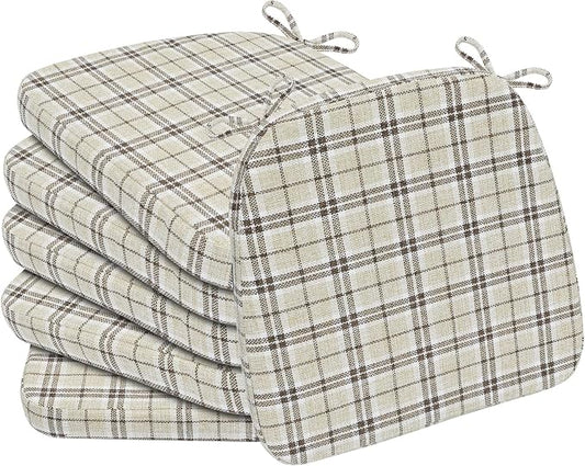 AAAAAcessories D-Shaped Chair Cushions, Machine-Washable Cover by AAAAAcessories