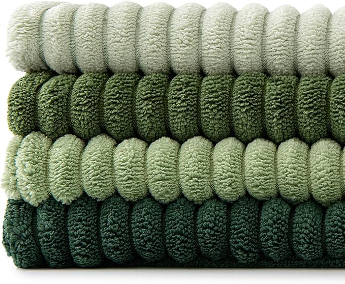 MIULEE Spring Green Decorative Throw Pillow Covers 24x24 Inch Set of 4 Boho - Image 8