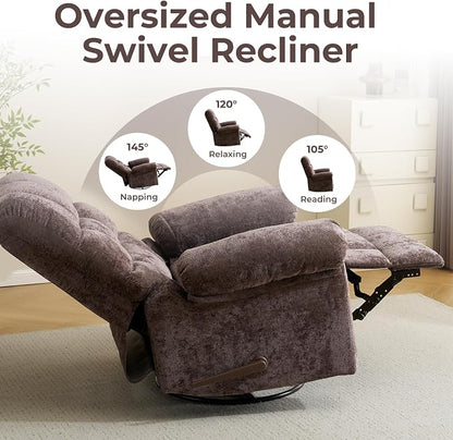 Oversized Swivel Rocker Recliner - Image 4