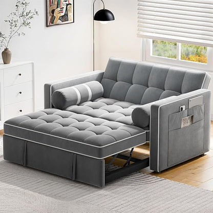 Pipishell 3 in 1 Convertible Sleeper Sofa Bed, Pull Out Couch - Image 7