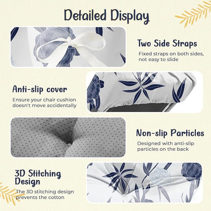Outdoor Chaise Lounge Chair Cushion 75.1 x 22.8 x 4.7 Inches 100% Waterproof - Image 4