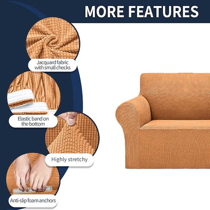 Cupuamon 2026 New Stretch Loveseat Sofa Slipcovers Couch Cover - Image 4