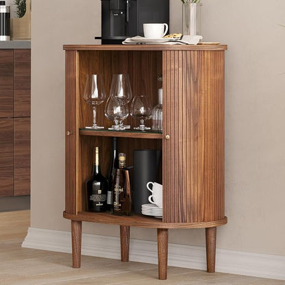 WERMO 28'' Fluted Bar Cabinet - Image 4