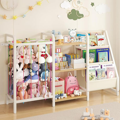 B1 Kids Bookshelf and Toy Storage, 3-Tier Book Shelf by CYXPHION