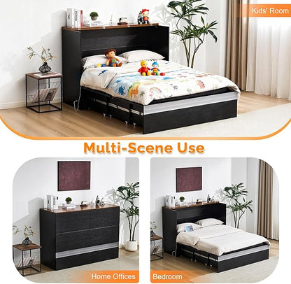 VINGLI Full Size Murphy Bed - Image 9